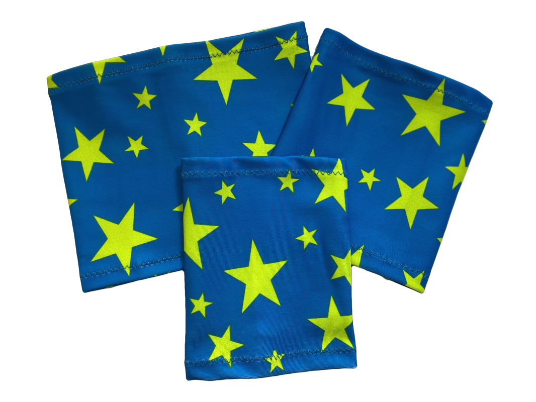 Brassard élastique Star - blue background