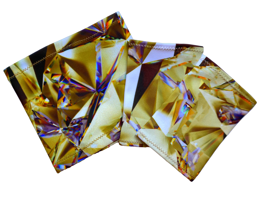 Brassard élastique Golden crystal