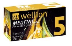Wellion MEDFINE plus 5 mm 31G aiguille pour stylo à insuline 