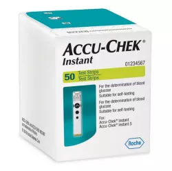 Bandelettes Accu-Chek Instant pour la mesure de la glycémie, boîte de 50