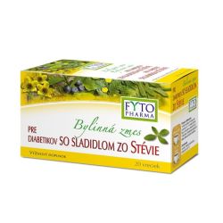 Mélange d'herbes pour diabétiques avec de la stévia sucrée 20x1,5g 