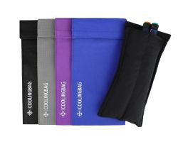 Pochette isotherme COOLINGBAG pour insuline | bleu, gris, noir, violet