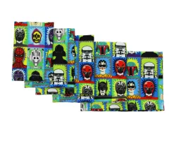 Manchette élastique pour le bras avec motif coloré de super-héros – Protection du capteur