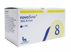 Aiguilles NovoFine 30G × 8 mm pour stylo à insuline, 100 pièces