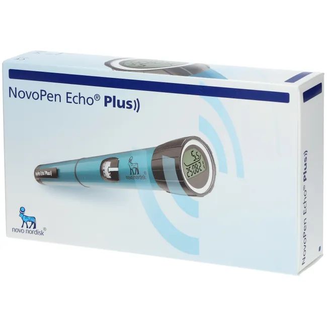 Stylo à insuline NovoPen Echo Plus bleu copack NOVO NORDISK