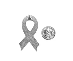 Pin’s Diabetes Awareness ruban bleu et blanc
