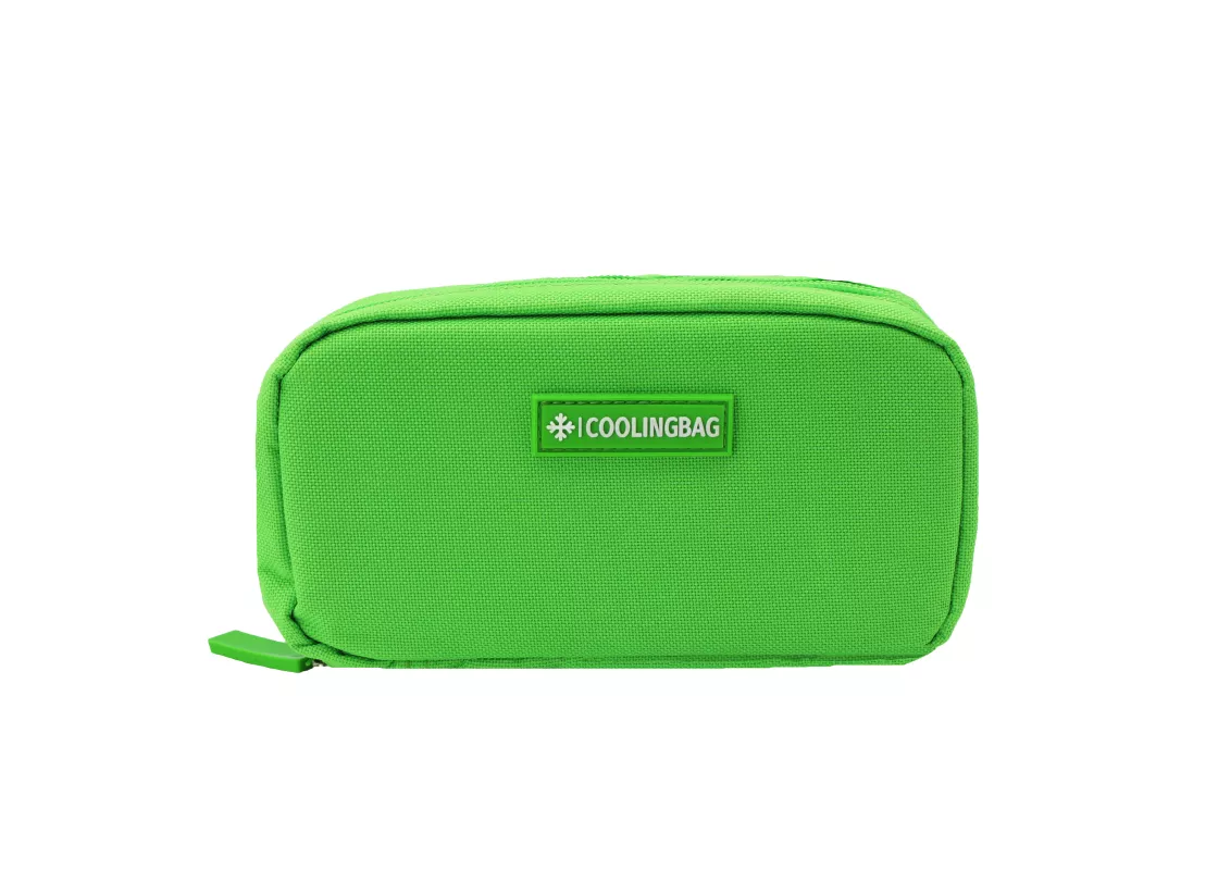 Organisateur COOLINGBAG pour diabétiques – pratique et élégant, en vert lime